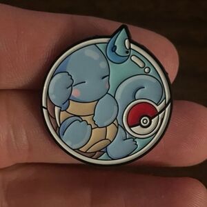 Pokemon Blue and Tan Squirtle Enamel Pin